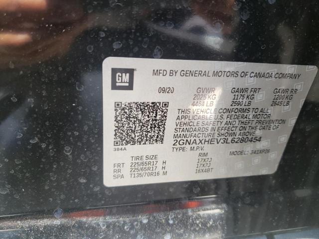 Photo 10 from auction – 2020 CHEVROLET EQUINOX LS with VIN 2GNAXHEV3L6280454