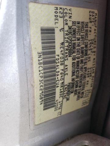 Photo 10 from auction – 2012 NISSAN VERSA S with VIN 3N1BC1CP3CK290894