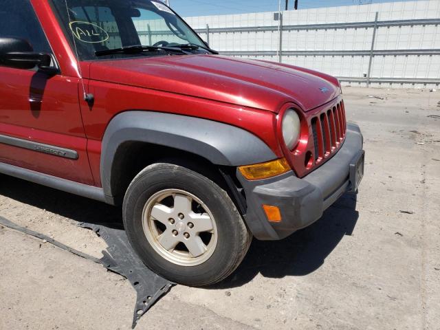 Photo 9 from auction – 2007 JEEP LIBERTY SP with VIN 1J4GL48K37W718081