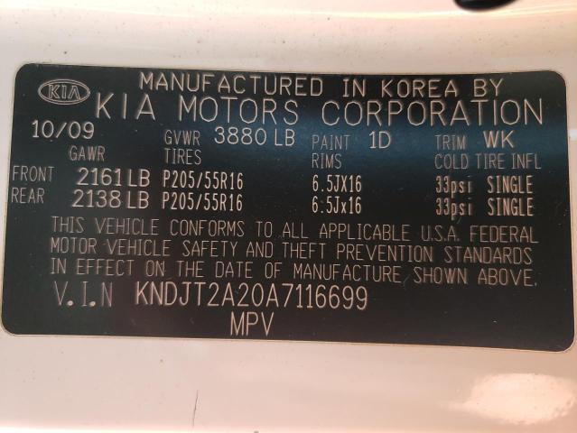 Photo 10 from auction – 2010 KIA SOUL + with VIN KNDJT2A20A7116699
