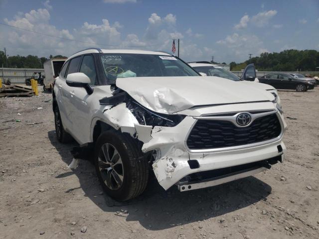 TOYOTA HIGHLANDER 2021 with VIN 5TDGZRAH2MS049913 - Photo from auction