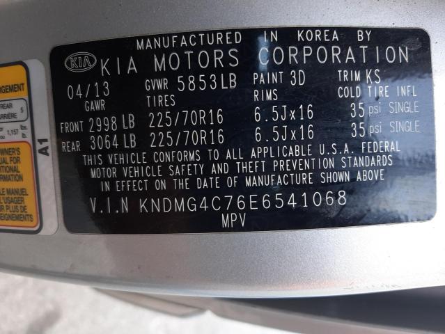 Photo 10 from auction – 2014 KIA SEDONA LX with VIN KNDMG4C76E6541068