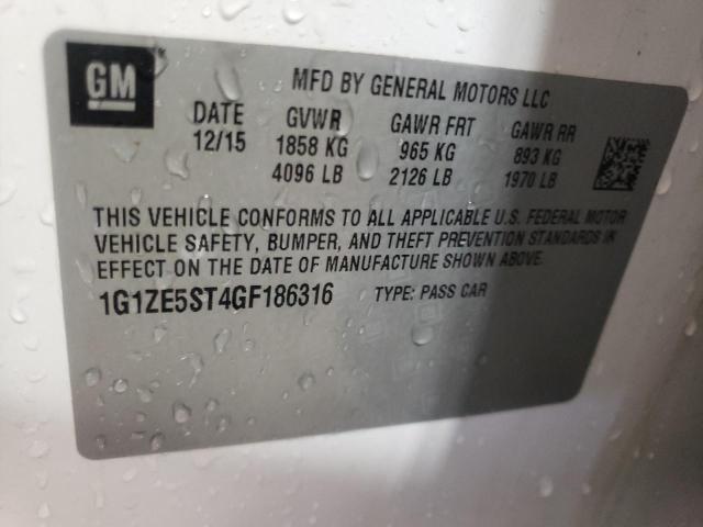 Photo 10 from auction – 2016 CHEVROLET MALIBU LT with VIN 1G1ZE5ST4GF186316