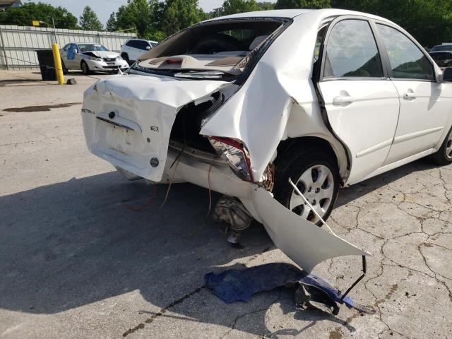 Photo 9 from auction – 2006 KIA SPECTRA with VIN KNAFE121365372190