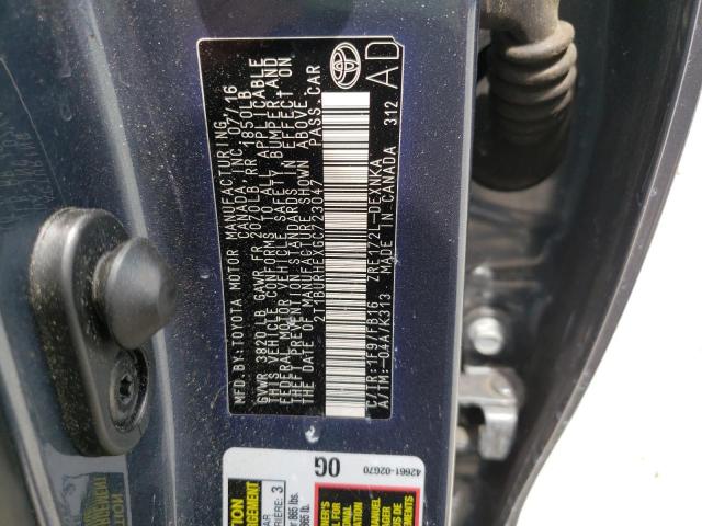 Photo 10 from auction – 2016 TOYOTA COROLLA L with VIN 2T1BURHEXGC723047