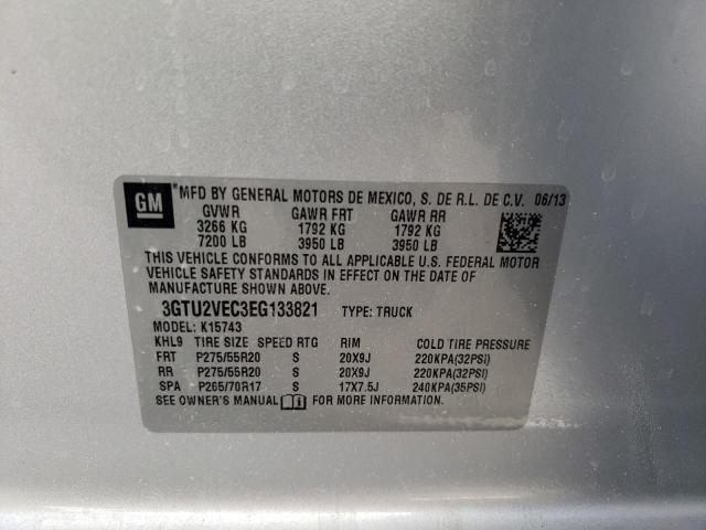 Photo 10 from auction – 2014 GMC SIERRA K15 with VIN 3GTU2VEC3EG133821