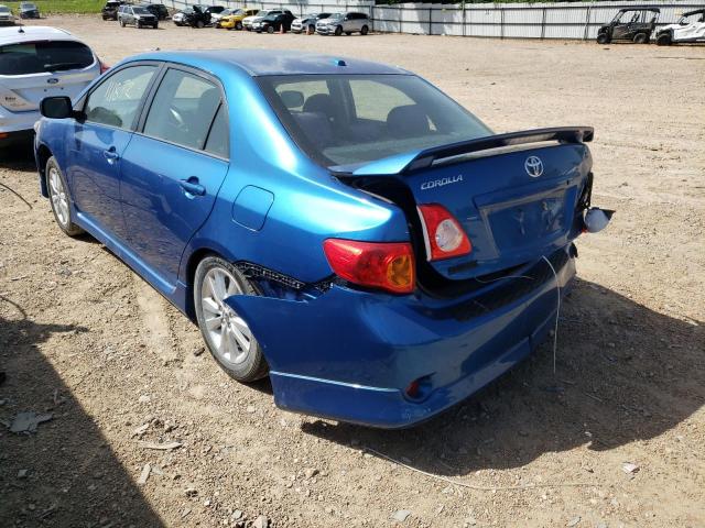 Photo 3 from auction – 2009 TOYOTA COROLLA BA with VIN 1NXBU40E69Z091356