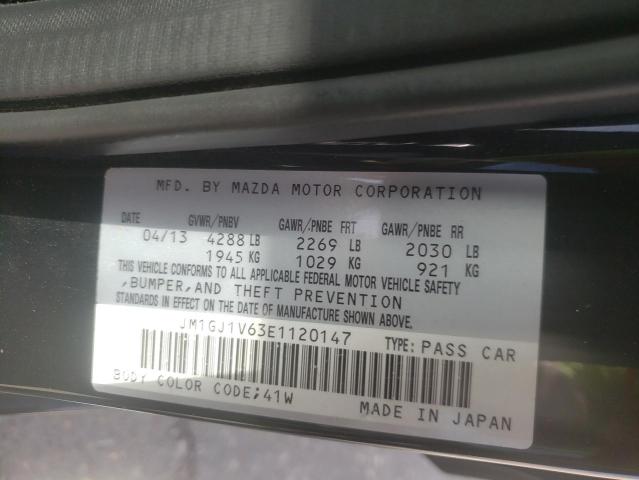 Photo 10 from auction – 2014 MAZDA 6 TOURING with VIN JM1GJ1V63E1120147