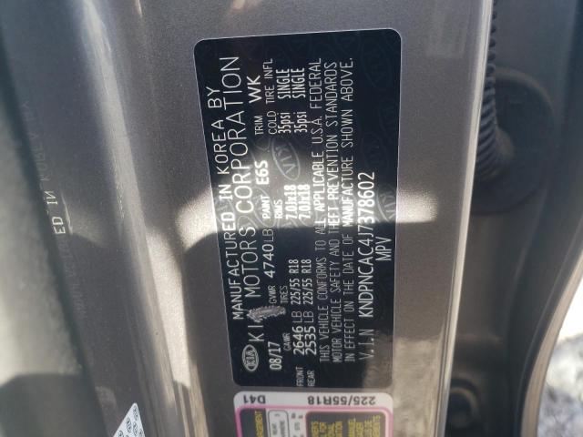 Photo 10 from auction – 2018 KIA SPORTAGE E with VIN KNDPNCAC4J7378602