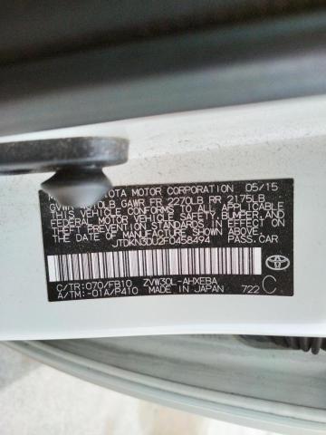Photo 10 from auction – 2015 TOYOTA PRIUS with VIN JTDKN3DU2F0458494
