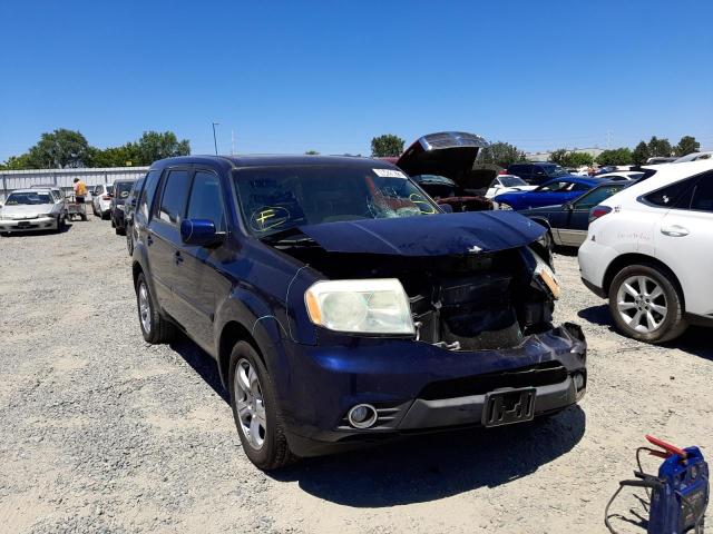 HONDA PILOT EXL 2013 with VIN 5FNYF4H5XDB027903 - Photo from auction
