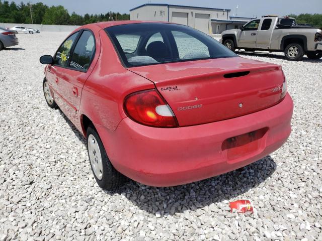 Photo 3 from auction – 2001 DODGE NEON SE with VIN 1B3ES46C91D249630
