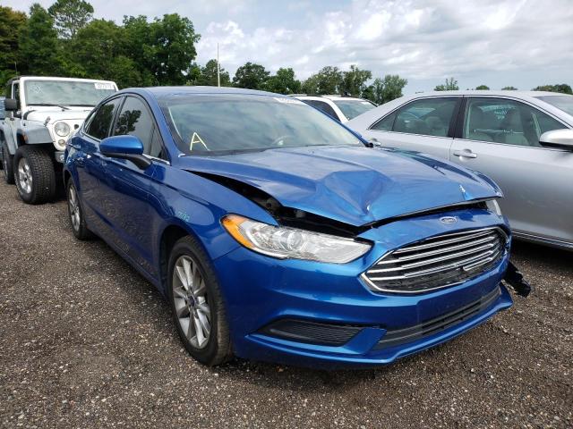 FORD FUSION SE 2017 with VIN 3FA6P0HD3HR349832 - Photo from auction