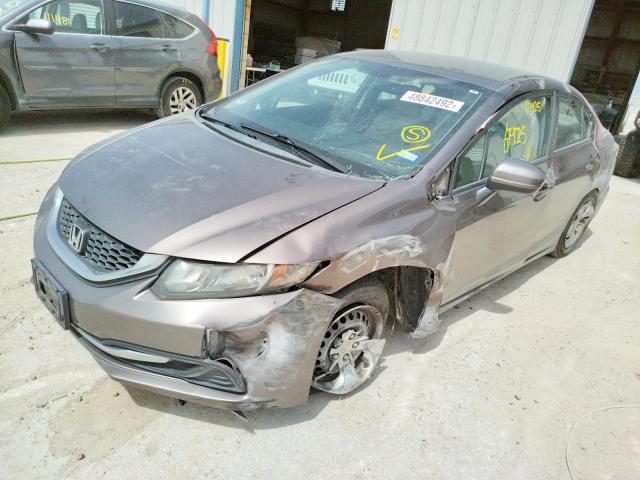 Photo 2 from auction – 2015 HONDA CIVIC LX with VIN 19XFB2F55FE112067