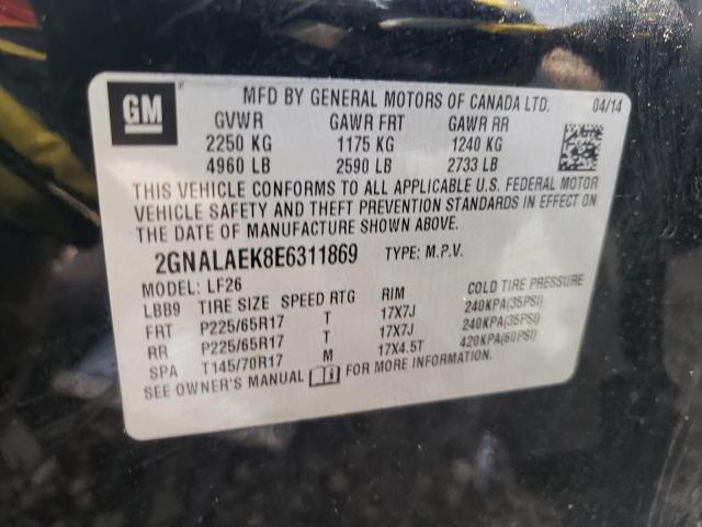 Photo 10 from auction – 2014 CHEVROLET EQUINOX LS with VIN 2GNALAEK8E6311869
