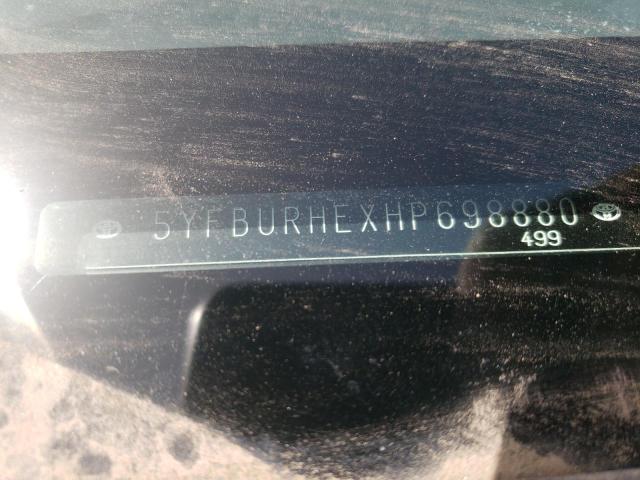 Photo 10 from auction – 2017 TOYOTA COROLLA L with VIN 5YFBURHEXHP698880