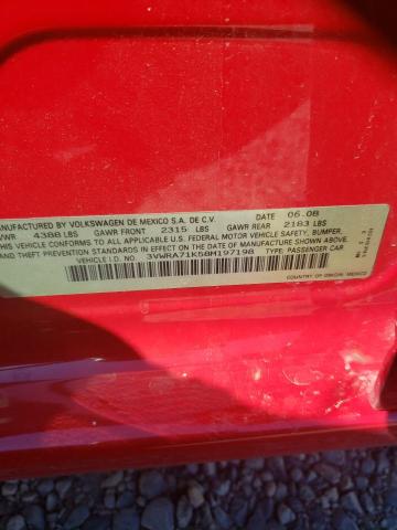 Photo 10 from auction – 2008 VOLKSWAGEN JETTA WOLF with VIN 3VWRA71K58M197198