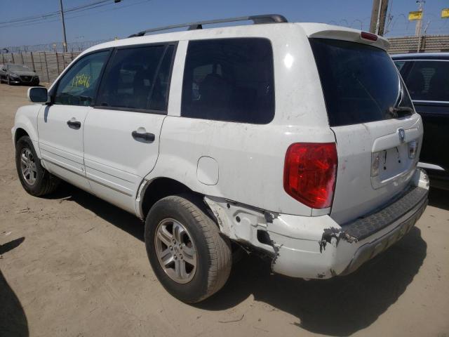 Photo 3 from auction – 2003 HONDA PILOT EXL with VIN 2HKYF18563H610953