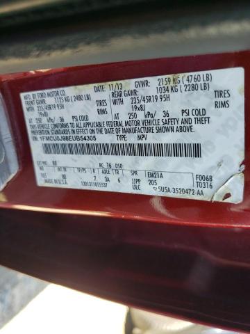 Photo 10 from auction – 2014 FORD ESCAPE TIT with VIN 1FMCU0J98EUB54305