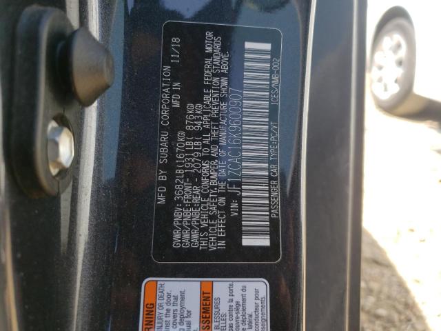 Photo 10 from auction – 2019 SUBARU BRZ LIMITE with VIN JF1ZCAC16K9600907