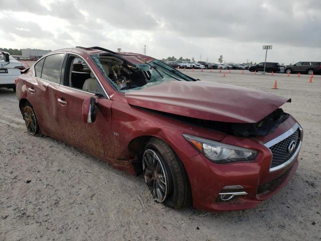 INFINITI Q50 PREMIU 2016 with VIN JN1EV7AR8GM344761 - Photo from auction