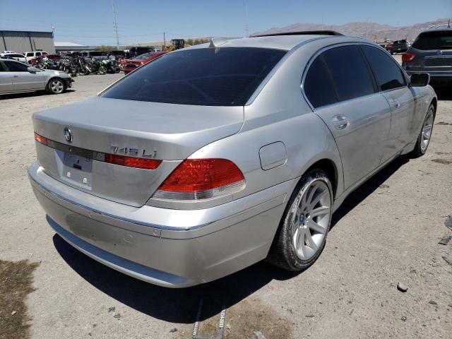 Photo 4 from auction – 2004 BMW 745 LI with VIN WBAGN63464DS45625