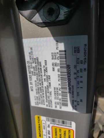 Photo 10 from auction – 2015 FORD FUSION SE with VIN 3FA6P0HD0FR305509