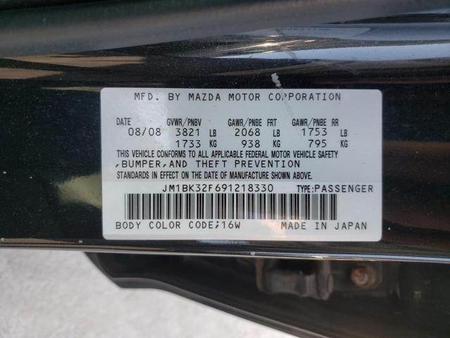 Фото 10 с аукциона – 2009 MAZDA 3 I с VIN JM1BK32F691218330