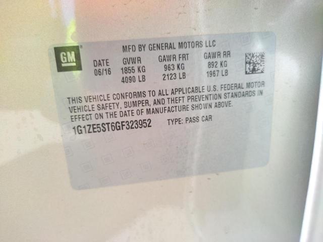 Photo 10 from auction – 2016 CHEVROLET MALIBU LT with VIN 1G1ZE5ST6GF323952