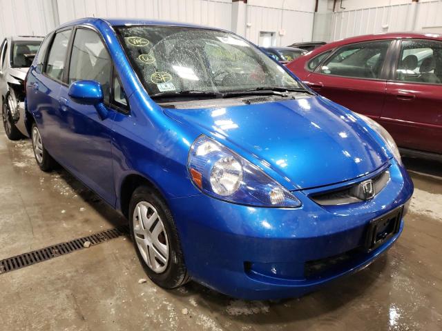 HONDA FIT 2007 with VIN JHMGD38437S051825 - Photo from auction