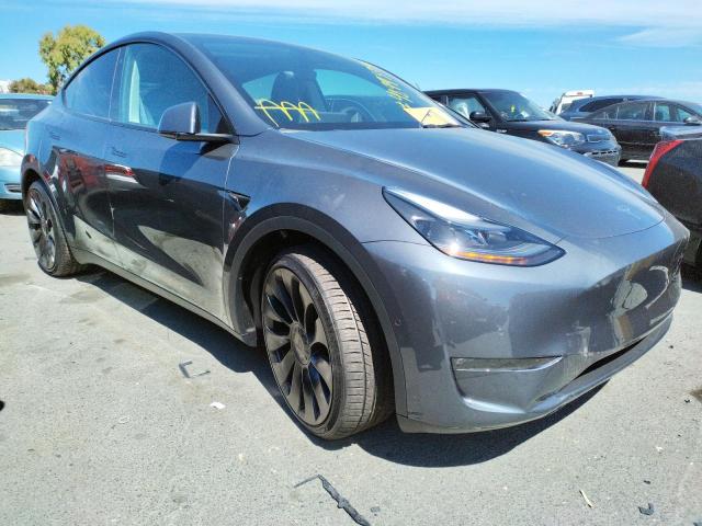 TESLA MODEL Y 2022 with VIN 7SAYGDEF4NF443427 - Photo from auction