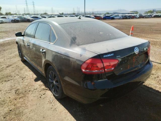Photo 3 from auction – 2013 VOLKSWAGEN PASSAT S with VIN 1VWAP7A36DC010969