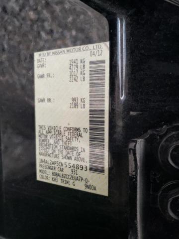 Photo 10 from auction – 2012 NISSAN ALTIMA BAS with VIN 1N4AL2AP5CN554893