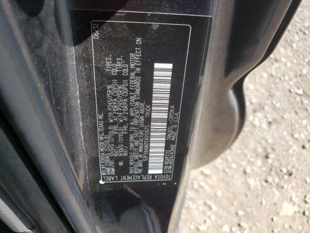 Photo 10 from auction – 2012 TOYOTA TACOMA PRE with VIN 5TFTX4GN7CX012675
