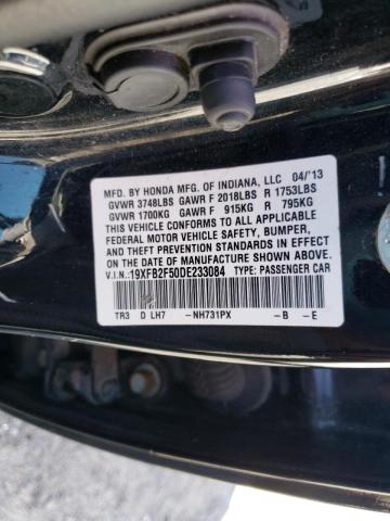 Photo 10 from auction – 2013 HONDA CIVIC LX with VIN 19XFB2F50DE233084