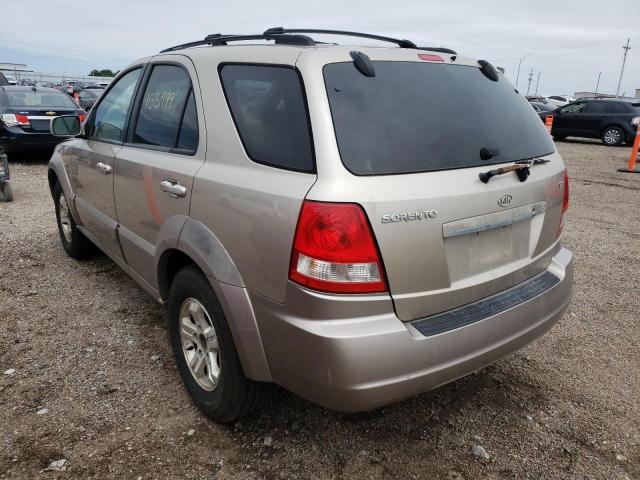 Photo 3 from auction – 2005 KIA SORENTO EX with VIN KNDJC733555415030