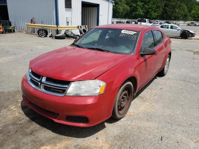 Photo 2 from auction – 2014 DODGE AVENGER SE with VIN 1C3CDZABXEN160438
