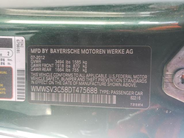 Photo 10 from auction – 2013 MINI COOPER S with VIN WMWSV3C58DT475688