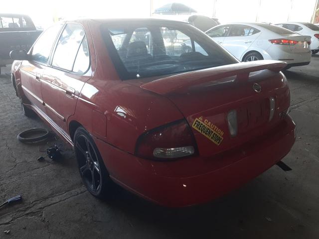 Photo 3 from auction – 2002 NISSAN SENTRA SE- with VIN 3N1AB51D22L700477