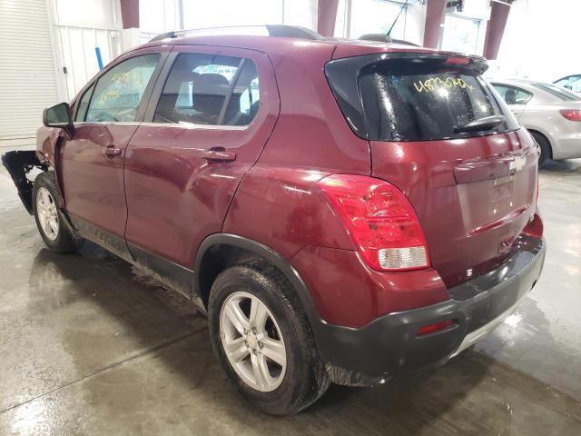 Photo 3 from auction – 2016 CHEVROLET TRAX 1LT with VIN 3GNCJPSB2GL141741