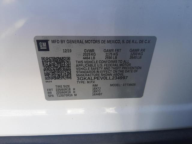 Photo 10 from auction – 2020 GMC TERRAIN SL with VIN 3GKALPEV0LL234997