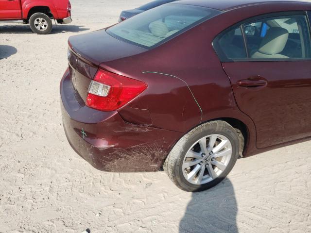 Photo 9 from auction – 2012 HONDA CIVIC EX with VIN 2HGFB2F89CH534791