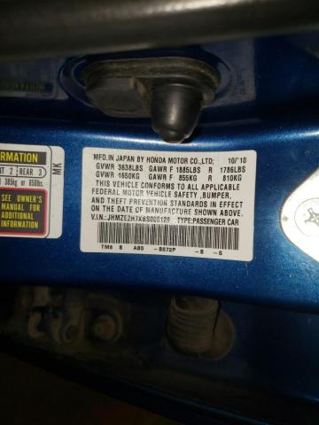 Photo 10 from auction – 2011 HONDA INSIGHT EX with VIN JHMZE2H7XBS000129