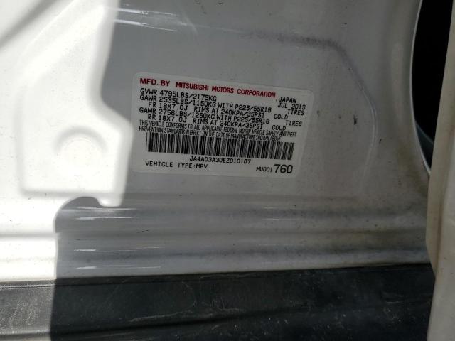 Photo 10 from auction – 2014 MITSUBISHI OUTLANDER with VIN JA4AD3A30EZ010107
