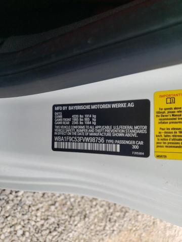 Photo 10 from auction – 2015 BMW 228 I SULE with VIN WBA1F9C53FVW98756