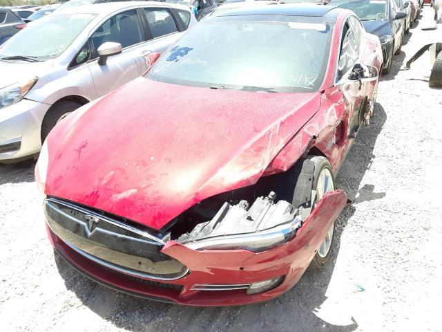 Photo 2 from auction – 2015 TESLA MODEL S with VIN 5YJSA1E28FF101853