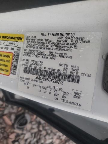 Photo 10 from auction – 2014 FORD FUSION TIT with VIN 3FA6P0K97ER238233