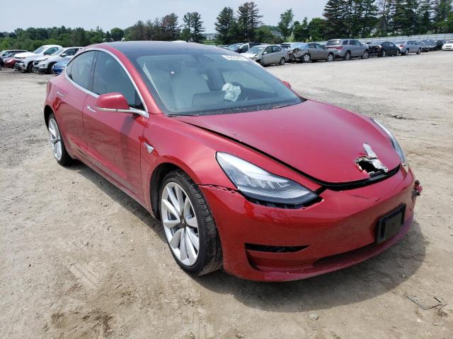 TESLA MODEL 3 2018 with VIN 5YJ3E1EA7JF156061 - Photo from auction