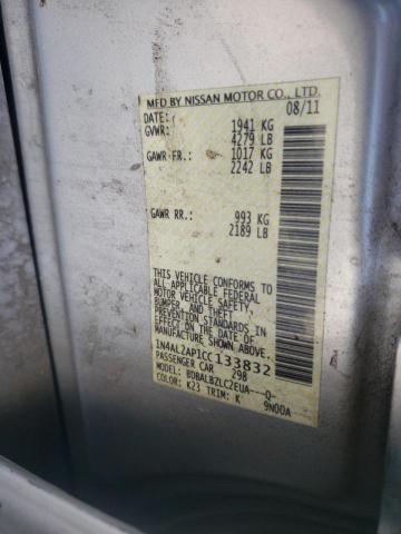 Photo 10 from auction – 2012 NISSAN ALTIMA BAS with VIN 1N4AL2AP1CC133832