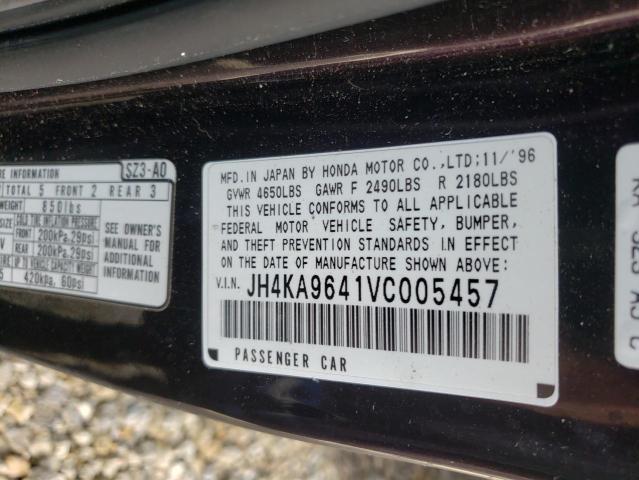 Photo 10 from auction – 1997 ACURA 3.5RL with VIN JH4KA9641VC005457
